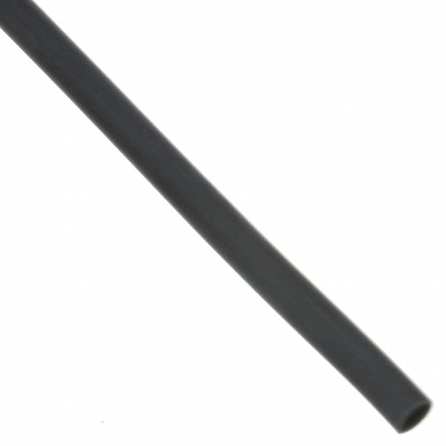 【Q2-F-1/16-01-SS1000FT】HEATSHRINK POLY 1/16" BLACK FOOT